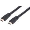 Manhattan Cavo Manhattan HDMI CL3 High Speed con Ethernet A/A M/M 15m Nero