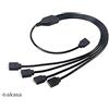 Akasa Cavo Akasa per strisce Led RGB 30cm 4-Pin [AK-CBLD06-30BK]