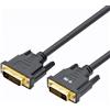 TB Cavo DVI-D to DVI-D TB DVI M-M 24+1, 1.8 m, Nero/Oro [AKTBXVD24DVI18B]