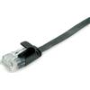 Roline Cavo di rete Roline/Value UTP CAT.6A 1m Flat Nero Non schermato