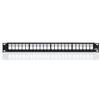 LEVITON Pannello per cavi di rete Leviton 1U per 24 RJ45U nero [49255-H24]