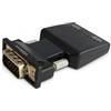 ELMAK Adattatore Savio Almak CL-145 VGA a HDMI Nero [AVELMVHSAVCL145]