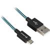 Sharkoon Cavo Sharkoon USB 2.0 A-B bk/bu 0.5m [4044951027071]