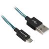 Sharkoon Cavo Sharkoon USB 2.0 A-B bk/bu 2.0m [4044951027095]
