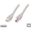 Digitus Cavo Digitus usb 2.0 connettori a-b 3m grigio chiaro [AK300102030E]