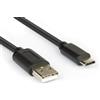 Hamlet Cavo Hamlet Usb-C / Usb-A 2.0 180cm Nero [XCU2A-UC-MM18]