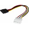 Link Cavo sdoppiatore Digitus ad alimentazione SATA e 1 connettore molex 4 poli F/M 15cm [LKCSATA01]