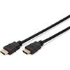 Digitus Cavo Hdmi Digitus 4K/Ultra HD e 3D + connettivita' Ethernet 1m Tipo A Nero/oro [AK330107010S]