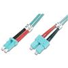 LEVITON Cavo in fibra ottica Leviton patch 2FO OM3 LCD/SCD 5m Aqua [85609131]