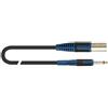 Quiklok Cavo audio Quiklok XRL maschio/Jack mono/9m/Nero/Blu [RKSM/310-9]