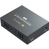 Techly Ricevitore Techly per extender HDMI IDATAHDMI-KVM3 su cavo di rete 1920x1080P/150m/6.75Gbps/Nero
