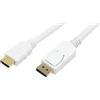Sharkoon Cavo video Sharkoon Displayport 1.2 a HDMI 4K 1m 4Kx2K 60hz Bianco