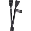 Thermaltake Cavo splitter a Y Thermaltake TTMOD PWM 4 pin 11cm Nero [AC-060-CO1OTN-F1]