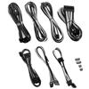 CABLEMOD Cavo di alimentazione CableMod Classic ModMesh Cable Extension Kit 4+4 Series Bianco/Nero [CM-PCSR-16P3KIT-NKKW-R]