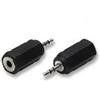 NUOVA VIDEOSUONO Adattatore audio Nuova video suono 2.5mm-3.5mm M-F 3.5mm Nero