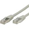 Roline Cavo di rete Roline S/Ftp cat.6 doppia schermatura 1m Grigio