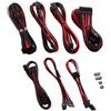CABLEMOD Kit Cavi CableMod C-Series Pro ModMesh 12VHPWR per Corsair RM/RMi/RMx Nero/Rosso[CM-PCSR-16P3KIT-NKKR-R]