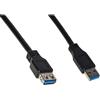 Link Cavo di prolunga Link usb 3.0 A-A 0.5m M/F Nero
