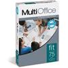 Carta in risma Multi Office A4 fit 75gr Pallet da 500fogli Risma Bianco