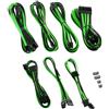 CABLEMOD Set di cavi CableMod C-Series Pro ModMesh per Corsair RM/RMi/RMx 85cm Nero/Verde chiaro [CM-PCSR-16P3KIT-NKKLG-R]