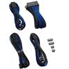 CABLEMOD Set cavi di prolunga CableMod Pro ModMesh 12VHPWR PCIe 5.0 16pin 45cm Nero/Blu [CM-PCAB-16P3KIT-NKKB-3PK-R]