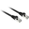 Sharkoon Cavo di rete patch Sharkoon S/FTP CAT6a 10m Nero [4044951029389]