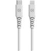 Celly Cavo di Ricarica Celly Sbs USB a Lightning 1.5m in plastica riciclata Bianco [GRSUSBCLIGHTWH]