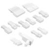 KOLINK Kit prolunghe cavi intrecciati Kolink Core Pro Adattatore 90 gradi 12V-2x6/3pettini per cavo/8 cavi Tipo1 Bianco brillante