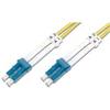 WP EUROPE Cavo patch WP Europe WPC-FP0-9LCLC-010 Fibra ottica Monomodale Duplex 9/125 OS2 LCD/LCD 100Gbit/s 1m Giallo [WPC-FP0-9LCLC-010]