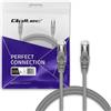 QOLTEC Cavo di rete Qoltec Patchcord FTP Cat.5e 2xRJ-45 3m Grigio [AKQOLKSP5054528]