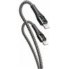 TIEMME Cavo di ricarica/dati Tiemme Dynamic 3873 da Usb-c ad Usb-c 60W 120cm Nero [3873]