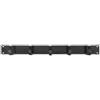 QOLTEC Pannello 19" Qoltec Organizzatore di cavi per armadi rack 1U Nero [NUQOLTN00054515]