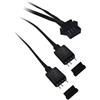 KOLINK Cavo adattatore Kolink 4 da ventola a 4 pin a 2x3pin 5V ARGB Nero