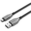 Cygnett Cavo usb Cygnett Armoured tipo A/C 2m Nero [CY4683PCUSA]