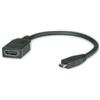 VALUE Adattatore Value Micro HDMI-HDMI M/F 4K 30HZ 0.15m Nero