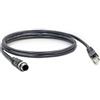Zebra Cavo di rete Zebra CBL-ENT00500-M1200 Ethernet M12 maschio X-Coded a RJ45 maschio standard 5m Nero [CBL-ENT00500-M1200]