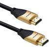 QOLTEC Cavo hdmi Qoltec 50354 HDMI v2.1 Ultra high speed 8K ; 60Hz ; 30AWG ; GOLD ; 1m [50354]
