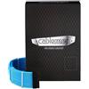 CableMod C-Series Pro ModMesh Sleeved 12V-2x6 12VHPWR Dual StealthSense Cable Kit for Corsair RMi, RMx (Black Label) - hell blau