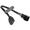 BARROW Cavo adattatore ARGB Barrow ZBDZJX-5M 3 pin 5V 10cm Nero [ZBDZJX-5M]