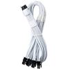 CABLEMOD Cavo PCIe CableMod C-Series Pro ModMesh 12V-2x6 Guainato da 16 pin a 4x 8 pin per PSUs Corsair Tipe 4/3 60cm Bianco [CM-PCSR-16P4-N60KW-5PW-R-SS]
