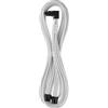 CABLEMOD Cavo CableMod C-Series Pro ModMesh 12V-2x6 a 90 gradi per alimentatori Corsair Type 5 RMx Shift 65cm Bianco [CM-PCSS-16PR-N65KW-5PW-R-SS]