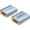 Vention Adattatore video Vention AIUH0 Hdmi/Hdmi F/F 2.1 8K60Hz 48Gbps Argento [AIUH0]