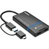 Techly Adattatore Techly Usb-C/A Doppio Monitor HDMI 5W Nero