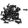 Walfront M3 Viti a Testa Cilindrica Esagonale Set 12,9 Acciaio al Carbonio DIN912 4-50mm Filettatura Completa Finitura Semplice(M3*12mm-50Pz / Set)