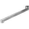 HomeLava Beccuccio girevole lungo 35 cm, rubinetto girevole per montaggio a parete, montaggio a parete dritto, lunghezza totale, acciaio inox spazzolato