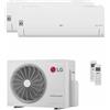 LG Condizionatore LG DUALCOOL Libero Smart dual split 9000+12000 BTU inverter A+++ wifi unità esterna 4.1 kW MU2R15.U13/S09EC.NSJS_1/S12EC.NSJS_1
