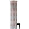 Homing halbtransparenter Vorhang quergestreift Rose (1Stück) 245 x 140 cm (HxB) 5411-19, 140 x 245 cm