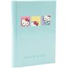 Giochi Preziosi Gioch Preziosi - Hello Kitty Diario Scuola 2025/2026, Agenda Scolastica 10 Mesi Non Datato, Copertina Rigida Azzurra, Formato 14,2 x 20 cm, Per Bambini e Bambine di Elementari e Medie