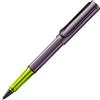 Lamy AL-star aubergine - roller con impugnatura trasparente ed ergonomica e larghezza di tratto M - corpo in alluminio leggero - ricambio roller M 63 in nero incluso