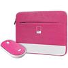 Celly PANTONE SLEEVE 15.6+WLS MOUSE PINK